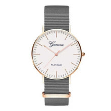 Load image into Gallery viewer, Exquisite simple Nylon strap women watches