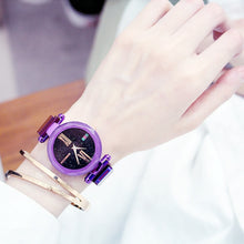 Load image into Gallery viewer, Women Watches Rose Purple Bracelet